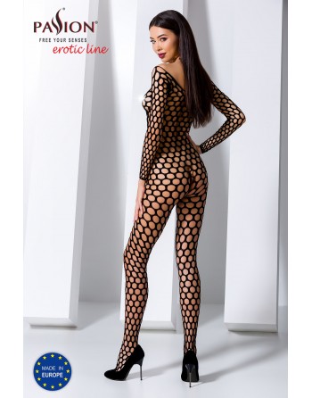 BS077B Bodystocking - Noir - les nuances du desir