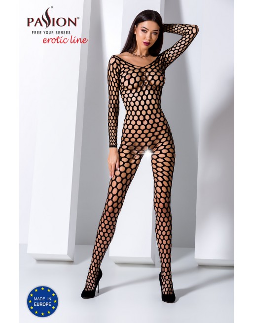 BS077B Bodystocking - Noir - les nuance du desir