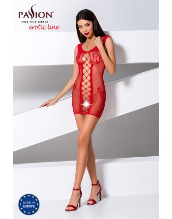 BS073R Robe - Rouge - les nuances du desir