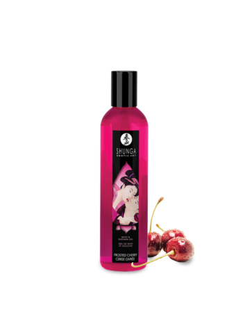 Gel de Bain et douche - Cerise Givrée - les nuances du désir