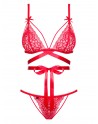 Lovlea Ensemble 2 pcs - Rouge - les nuances du désir