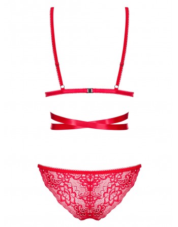Lovlea Ensemble 2 pcs - Rouge - les nuances du désir