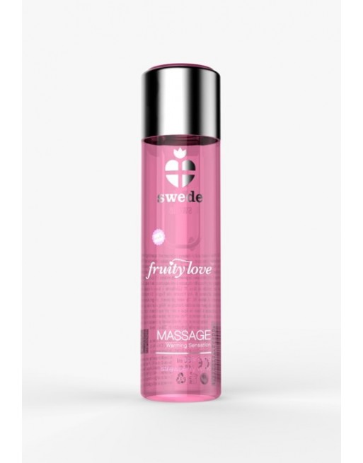 Huile de massage - Champagne Fraise - 120 ml - les nuances du désir