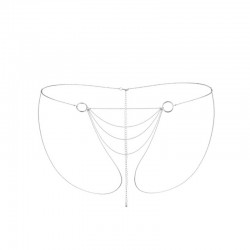 Magnifique - Chaine bikini argent - les nuances du désir