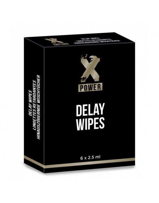 Lingettes retardantes - 6 Lingettes - les nuances du désir Lingettes retardantes - 6 Lingettes - les nuances du désir