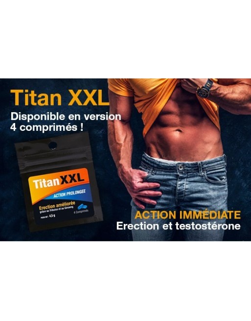 Titan XXL Homme - 4 comprimés - les nuances du désir