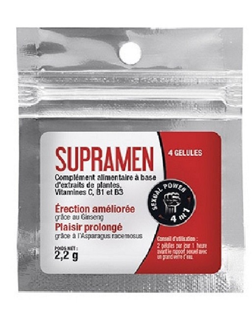 Supramen Homme - 4 gélules - les nuances du désir