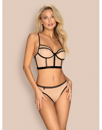Ensemble 2 pcs Nudelia - Nude - les nuances du désir
