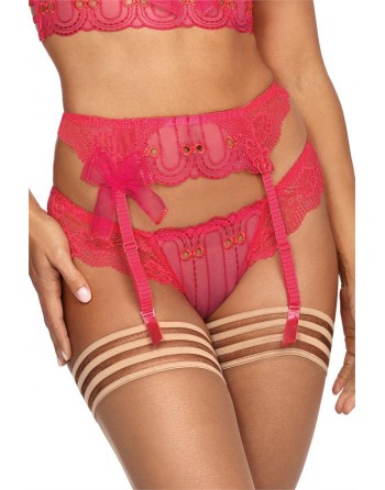 V-9552 Porte jarretelles - Rouge
