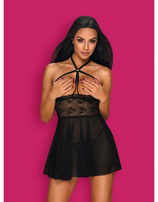 Babydoll Nettsy - Noir - les nuances du désir Babydoll Nettsy - Noir - les nuances du désir