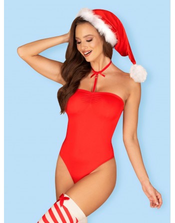 Body Noël Kissmas - Rouge - les nuances du désir