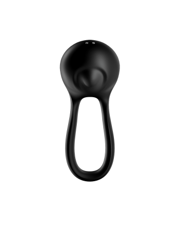 Cockring  Satisfyer Majestic Duo - Noir - les nuances du désir