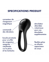 Cockring  Satisfyer Majestic Duo - Noir - les nuances du désir