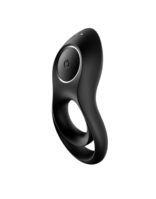 Cockring  Satisfyer Legendary Duo - Noir - les nuances du désir