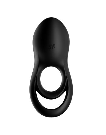 Cockring  Satisfyer Legendary Duo - Noir - les nuances du désir