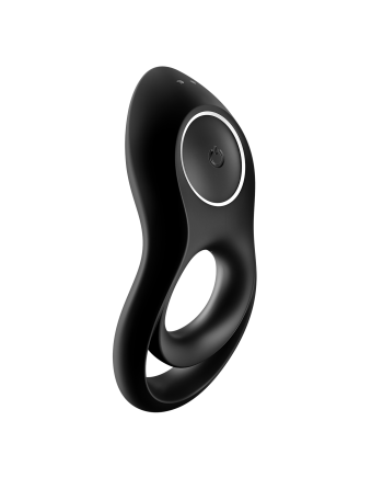 Cockring  Satisfyer Legendary Duo - Noir - les nuances du désir