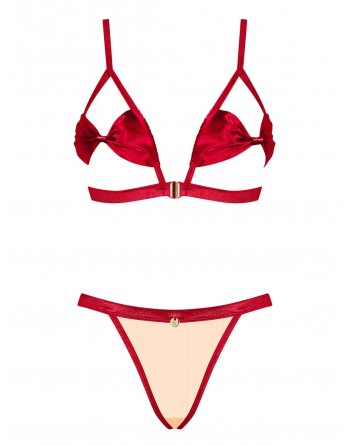 Ensemble 2 pcs Rubinesa - Rouge - les nuances du désir