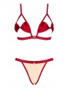 Ensemble 2 pcs Rubinesa - Rouge - les nuances du désir