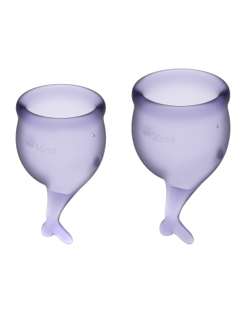 Cup menstruelle Feel Secure Satisfyer - Lila - Lila - les nuances du désir