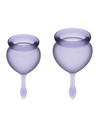 Cup menstruelle Feel Good Satisfyer - Lila - les nuances du désir