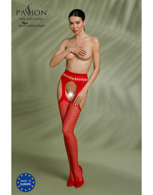 Collant écologique ouvert ECO S002 - Rouge - les nuances du désir Collant écologique ouvert ECO S002 - Rouge - les nuances du désir