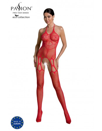 Bodystocking ECO BS002 - Rouge - les nuances du désir