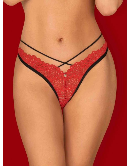 String Mettia - Rouge - les nuances du désir String Mettia - Rouge - les nuances du désir