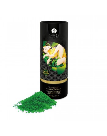 Sel de bain moussant - Cristaux d'orient - Fleur de Lotus BIO - les nuances du désir