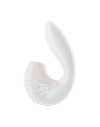 Stimulateur clitoridien et point G Satisfyer Supernova - Blanc - les nuances du désir