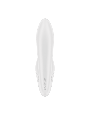 Stimulateur clitoridien et point G Satisfyer Supernova - Blanc - les nuances du désir