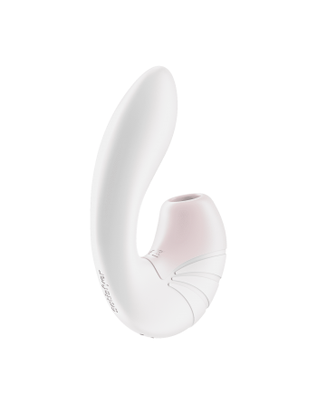 Stimulateur clitoridien et point G Satisfyer Supernova - Blanc - les nuances du désir