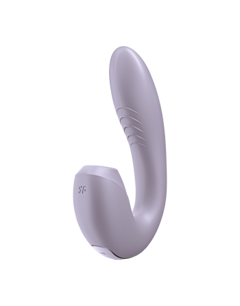 Stimulateur clitoridien et point G Satisfyer Sunray - Lilas - les nuances du désir
