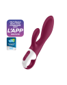 Stimulateur rabbit chauffant Satisfyer Heated Affair - Violet - les nuances du désir