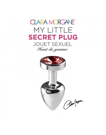 My little secret plug medium - Rouge - Clara Morgane - les nuances du désir