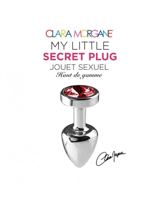 My little secret plug medium - Rouge - Clara Morgane - les nuances du désir