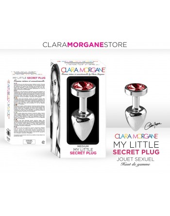 My little secret plug medium - Rouge - Clara Morgane - les nuances du désir