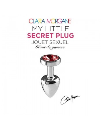 My little secret plug small - Rouge - Clara Morgane - les nuances du désir