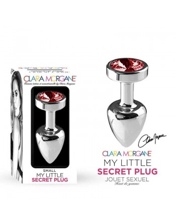 My little secret plug small - Rouge - Clara Morgane- les nuances du désir