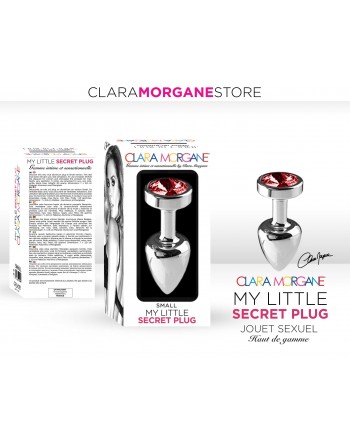 My little secret plug small - Rouge - Clara Morgane - les nuances du désir