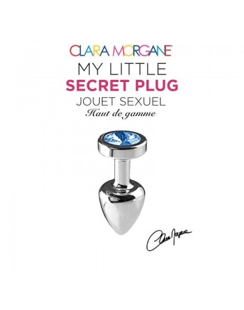 My little secret plug small - Bleu - Clara Morgane - les nuances du désir