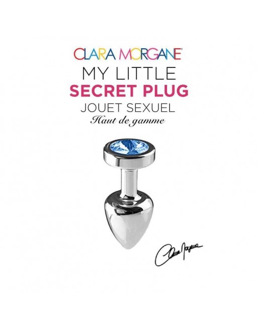 My little secret plug small - Bleu - Clara Morgane - les nuances du désir