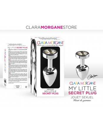 My little secret plug medium - Blanc - Clara Morgane - les nuances du désir