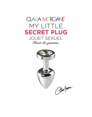 My little secret plug small - Blanc - Clara Morgane - les nuances du désir