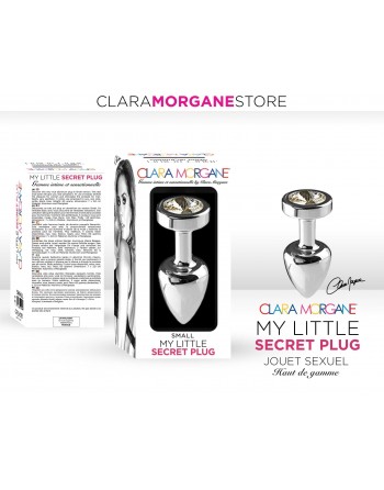 My little secret plug small - Blanc - Clara Morgane- les nuances du désir