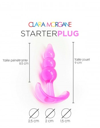 Starter plug - Rose - Clara Morgane - les nuances du désir