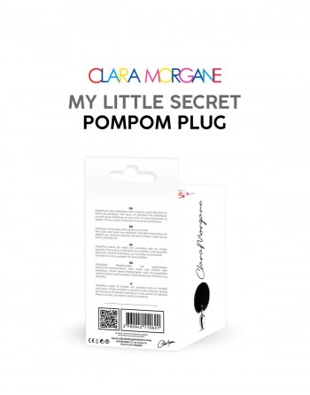 My little secret pompom plug - noir - les nuances du désir
