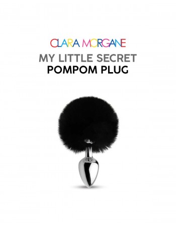 My little secret pompom plug - noir - les nuances du désir