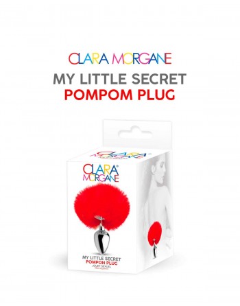 My little secret pompom plug - rouge - les nuances du désir