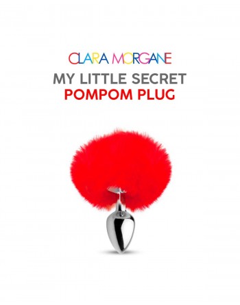 My little secret pompom plug - rouge - les nuances du désir