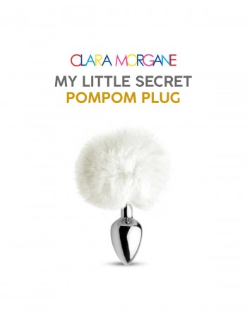 My little secret pompom plug - blanc - les nuances du désir